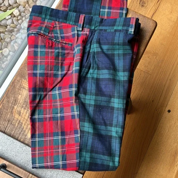 EUC young men’s tartan, vineyard vines dress pants - Picture 2 of 4